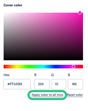apply color to all
