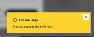file too large