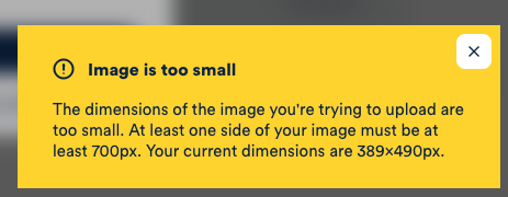too big image